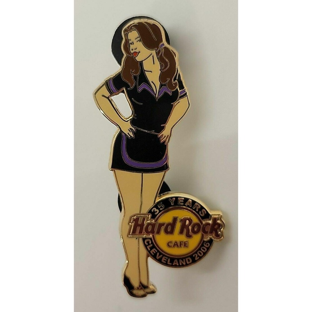 Hard Rock Cafe Pin-Up Girl 2006 Cleveland limited edition 35 years pin